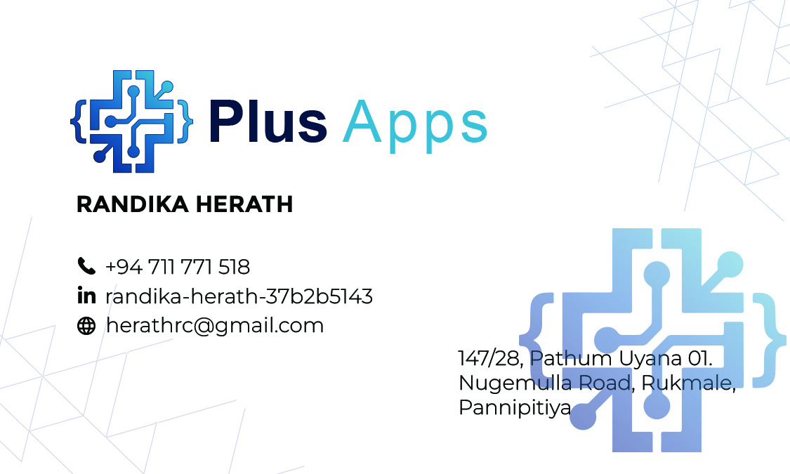 Randika Herath — Business Card